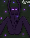  202 cclover enderman glowing glowing_eyes humanoid male male/male microsoft minecraft mojang smile solo spread_legs spreading xbox_game_studios 