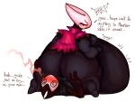  abdominal_bulge anthro arachnid arthropod belly belly_expansion belly_inflation big_belly big_butt butt curvy_figure dominant dominant_female embarrassed expansion facesitting fat_ripples fat_rolls female glorp glutes grimm_(hollow_knight) hollow_knight hornet_(hollow_knight) huge_butt huge_hips humanoid hyper hyper_belly hyper_butt inflation insect larger_female macro male nervous obese overweight plusnegative1 pregnant rumbling_stomach silksong sitting size_difference slosh sloshing_belly spider squish stretched stretching team_cherry thick_thighs unknown_artist voluptuous weight_gain wide_hips 