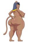  anthro artifacts_and_antiquity_(game) big_breasts big_butt breasts butt deity egyptian_god felid feline female headdress hi_res lion looking_back mammal nails nude pantherine sekhmet_(zed_technician_games) side_boob smile solo tail thegeckoninja whiskers zed_technician_games 