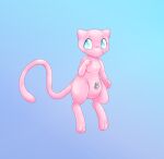  ambiguous_gender animate_inanimate blue_background blue_eyes digital_drawing_(artwork) digital_media_(artwork) featureless_crotch feral floating generation_1_pokemon glistening glistening_body gradient_background hi_res inflatable legendary_pokemon living_inflatable mew_(pokemon) mintychipart monotone_body nintendo pink_body pokemon pokemon_(species) shaded simple_background solo tail 