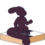  2022 alpha_channel ambiguous_gender animated blank_humanoid digital_media_(artwork) head_bob isometric jagrabbit low_res paperdoll_animation pixel_(artwork) silhouette tail 
