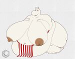  anthro apron apron_only areola bedroom_eyes belly big_belly big_breasts breasts brown_areola brown_eyes brown_nipples clothing crescent-blue-zero deep_navel female hi_res huge_breasts huge_thighs hyper hyper_belly hyper_breasts hyper_hips hyper_thighs mammal markings mole_(marking) moomin moominmamma morbidly_obese morbidly_obese_anthro morbidly_obese_female mostly_nude narrowed_eyes navel nipples obese obese_anthro obese_female overweight overweight_anthro overweight_female seductive solo the_moomins thick_thighs white_body wide_hips 