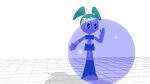  balloon blowing_balloon donnie_keller female humanoid inflatable jenny_wakeman machine mmd my_life_as_a_teenage_robot nickelodeon robot solo 