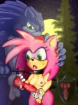  amy_rose animal_genitalia animal_penis anthro canine_penis dominant dominant_male duo erection eulipotyphlan female genitals hi_res interspecies knot knotalot leash leash_and_collar leash_pull male mammal penis sega sonic_the_hedgehog_(series) sonic_the_werehog sonic_unleashed submissive submissive_female were wereeulipotyphlan werehog 