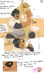  2022 3:5 after_spanking anthro bdsm biped black_body black_collar black_fur black_hair black_nose brown_body brown_fur brown_hair butt butt_slap canid canine canis chuck_(p_rindustries) clothed clothing collar comic daddy_kink dialogue digital_drawing_(artwork) digital_media_(artwork) domestic_cat domestic_dog dominant dominant_male duo english_text felid feline felis fur furniture hair hi_res male male/male mammal markings mastiff molosser multicolored_body one_eye_closed open_mouth p_rindustries pain pink_nose rottweiler slap smile sofa spank_marks spanking speech_bubble submissive submissive_male tabby_cat text will_(p_rindustries) 