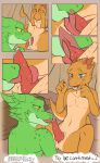  absurd_res anthro becoming_erect biskierisky blush bodily_fluids covering covering_face dominant dominant_female duo embarrassed erection female genital_fluids genitals girly green_body green_scales hi_res horn knot kobold licking male male/female meral_fleetfoot nude oral orange_body orange_scales penis precum scales scalie shy slit tail teasing tongue tongue_out zak_gem 