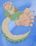  2020 5_fingers 5_toes abs abstract_background absurd_res alligator alligatorid anthro anus balls big_anus big_balls big_penis countershade_feet countershade_tail countershading crocodilian digital_media_(artwork) feet fingers flaccid foot_focus foreskin genitals green_body hi_res humanoid_genitalia humanoid_hands humanoid_penis jorge_(drewfsfeet) looking_at_viewer looking_down_at_viewer low-angle_view male muscular muscular_anthro muscular_male nipples penis pink_anus pink_nipples pinkgirlpen puffy_anus reptile scalie solo tail tan_body tan_countershading tan_soles toes tongue tongue_out unretracted_foreskin vein veiny_penis worm&#039;s-eye_view yellow_eyes 