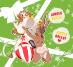  &lt;3 anthro bell big_breasts blush bouncing_breasts bow_ribbon breast_grab breasts brown_body brown_fur bulge butt clothing duo embarrassed equid equine felid fur fur_markings gynomorph hair hand_on_breast hi_res horn huge_breasts hybrid iggy_(ignigeno) intersex intersex/male jingle_bell lagomorph larger_anthro larger_intersex legwear leporid lion long_hair low-angle_view male mammal markings nude pantherine pasties ponytail rabbit red_hair singing size_difference smaller_anthro smaller_male smile speech_bubble star steve_(stevolteon) stockings stripes surprised_expression tail tail_tuft text tuft unicorn vapplepie white_body white_fur 