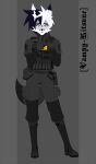  absurd_res anthro canid canine cellphone fox gun handgun hi_res looking_at_object looking_at_phone male mammal military military_clothing naitokitsune phone pistol ranged_weapon solo weapon 