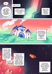  castle colored comic dialogue english_text hi_res planet space spacecraft star supersatanson text vehicle 