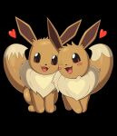  &lt;3 1:1 2022 :d all_fours ambiguous_gender barefoot black_background black_nose blush brown_body brown_ears brown_eyes brown_fur brown_tail canid canine cuddling detailed duo eevee elementaldraws eye_contact feet feral fluffy fluffy_mane fluffy_tail fur generation_1_pokemon glistening glistening_body glistening_eyes glistening_face glistening_fur glistening_head glistening_legs glistening_nose glistening_tail happy head_tilt hind_legs long_ears looking_aside looking_at_another mammal mane multicolored_ears nintendo nude one_eye_closed open_mouth pink_tongue pokemon pokemon_(species) portrait simple_background sitting small_nose smile tail tan_body tan_fur tan_mane tan_tail tongue toony two_tone_ears wide_eyed 