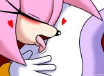  &lt;3 2021 accessory amy_rose anthro anthro_on_anthro blaze_the_cat blush breasts close-up clothing digital_drawing_(artwork) digital_media_(artwork) duo eulipotyphlan eyelashes eyes_closed female female/female gloves hair handwear headband hedgehog hi_res jasienorko licking lying mammal multicolored_body navel navel_fetish navel_lick navel_play nude on_back open_mouth pink_body pink_hair purple_body sega simple_background sonic_the_hedgehog_(series) tongue tongue_out two_tone_body white_body 