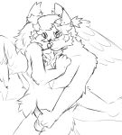  2022 anal anal_penetration anthro anthro_on_anthro anthro_penetrated anthro_penetrating anthro_penetrating_anthro balls black_and_white canid canine carrying_partner digital_media_(artwork) duo eye_contact feathered_wings feathers genitals hair hand_on_chest humanoid_genitalia humanoid_penis looking_at_another male male/male male_penetrated male_penetrating male_penetrating_male mammal monochrome penetration penile penile_penetration penis penis_in_ass plantigrade pooltoyz_(artist) sex sketch stand_and_carry_position standing standing_sex staring_into_eyes tail tail_tuft tuft unfinished wings 