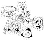  ambiguous_gender anthro female feral group hi_res male sketch twistcmyk 