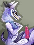  absurd_res anthro digital_media_(artwork) dragon erection fur hi_res kuueen looking_at_viewer male solo synx 