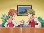  animated animated_gif duplicate hyuuga_kizuna kiss lowres multiple_girls natsume_remon school_uniform screencap strawberry_panic! surprise_kiss surprised yuri 