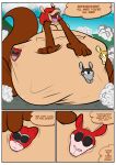  absurd_res border english_text female female/female group hi_res kangaroo macropod male male/female mammal marsupial momma_roo pouch_(anatomy) pouch_vore power_rangers puca-puca text transformation unbirthing vaginal vore white_border 