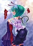  antennae ass blush eel green_eyes green_hair madara_inosuke short_hair solo tears tentacles touhou wriggle_nightbug 