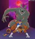 absurd_res anal anal_penetration canid canine deer deerdigger halloween hi_res holidays male male/male mammal mythological_canine mythological_creature mythology penetration spelunker_sal trick undead were werecanid werecanine werewolf zombie