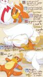  absurd_res anthro austrum belly big_belly bloated bodily_fluids buizel burp_cloud burping butt dialogue digital_media_(artwork) duo english_text fart fart_cloud fart_fetish farting_in_mouth farting_on_face fur generation_3_pokemon generation_4_pokemon hand_on_butt hand_on_head head_on_belly hi_res male male/male nintendo onomatopoeia open_mouth overweight overweight_male pokemon pokemon_(species) raised_tail rumbling_stomach simple_background sound_effects speckle_(austrum) tail text tongue tongue_out zangoose 