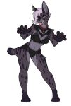  anthro clothing felid feline felis female hi_res jetta_(nicnak044) knucklebone lingerie mammal pinup pose serval solo 