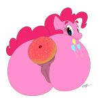  animal_genitalia animal_pussy anus big_butt butt cutie_mark dessert doughnut earth_pony equid equine equine_pussy female feral food friendship_is_magic genitals hair hasbro hi_res horse looking_at_viewer looking_back mammal my_little_pony nude ota_(artist) pink_body pink_hair pinkie_pie_(mlp) pony pussy smile solo 