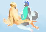 absurd_res anthro avian bird bodily_fluids canid canine canis complex_markings couple cum cum_drip cumshot digital_drawing_(artwork) digital_media_(artwork) domestic_dog double_handjob dripping duo duo_focus duo_masturbation ejaculation feathered_wings feathers frottage full-length_portrait genital_fluids group handjob hi_res husky knot male male/male mammal masturbation nordic_sled_dog owl penile portrait rye_owl(character) sex shaded simple_background simple_shading spitz tail tail_feathers vanillaneko_(artist) winged_arms wings