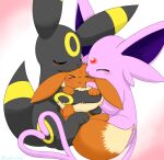 &gt;_&lt; 2023 3_toes :&lt; ambiguous_gender annoyed big_ears black_body black_ear_tips black_ears black_fur black_nose black_tail black_tail_tip blush canid cheek_tuft colored cuddling digital_media_(artwork) dipstick_tail ear_markings eevee eeveelution embrace espeon eyes_closed facial_markings facial_tuft family feet felid feline feral forehead_markings forked_tail full-length_portrait fur generation_1_pokemon generation_2_pokemon gesture group happy head_markings hi_res hug kemono kenikenikeke larger_ambiguous larger_feral leg_markings mammal markings monotone_body monotone_ears monotone_fur monotone_tail multicolored_body multicolored_ears multicolored_fur multicolored_tail neck_tuft nintendo orange_body orange_ears orange_fur orange_tail parent_(lore) parent_and_child_(lore) pink_body pink_ears pink_fur pink_tail pokemon pokemon_(species) portrait purple_inner_ear quadruped ring_(marking) shaded signature simple_background sitting size_difference smaller_ambiguous smaller_feral tail tail_gesture tail_heart tail_markings tan_body tan_fur tan_tail tan_tail_tip toes trio tuft two_tone_body two_tone_ears two_tone_fur two_tone_tail umbreon unusual_anatomy unusual_tail white_background yellow_body yellow_ears yellow_fur yellow_markings yellow_tail