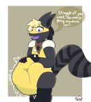  abdominal_bulge absurd_res anthro belly big_belly blush canid canine canis generation_4_pokemon hi_res jackal lucario male mammal moltai nintendo pokemon pokemon_(species) rumbling_stomach solo vore 