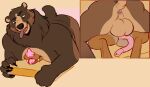  anal anal_penetration anatomically_correct anatomically_correct_genitalia anatomically_correct_penis animal_genitalia animal_penis anthro anthro_on_anthro backsack balls balls_deep bat bat_penis bear big_balls big_dom_small_sub brown_bear chubby_anthro chubby_male cutaway dominant dominant_anthro dominant_male duo from_behind_position front_view genitals grizzly_bear hair kuruk_(character) looking_pleasured lying male male/male male_penetrated male_penetrating male_penetrating_male mammal mane mane_hair on_bottom on_front on_top penetration penile penile_penetration penis penis_in_ass perineum rear_view sex size_difference slightly_chubby smothering speed_bump_position squish thehuskydragon ursine 