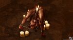 absurd_res anal anal_penetration anshi anthro ass_up bdsm blender_(software) blender_cycles bodily_fluids bondage bound candle candle_in_ass candle_in_pussy candle_insertion clit_torture clitoris clitoris_leash clitoris_piercing dungeon facial_piercing female fully_bound genital_fluids genital_piercing genital_torture genitals hands_behind_back head_down_ass_up hi_res horn kobold nipple_piercing nipple_torture nipple_weights nipples nose_piercing nose_ring penetration piercing predicament_bondage pussy pussy_juice pussy_piercing pussy_torture restraints ring_piercing solo somesnowleopard spread_legs spreader_bar spreading stone_floor temperature_play vaginal vaginal_penetration wax wax_on_breasts wax_play