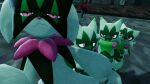  16:9 ambiguous_gender anthro floragato fur generation_9_pokemon green_body green_fur group hi_res inevanable looking_at_viewer meowscarada nintendo pink_eyes pokemon pokemon_(species) selfie vrchat widescreen 