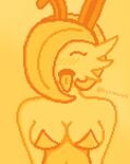 ambiguous_gender anthro blush breasts bunny_costume cleavage clothed clothing costume digital_media_(artwork) female gardevoir generation_3_pokemon hi_res humanoid huniesnek nintendo pixel_(artwork) pokemon pokemon_(species) solo tongue tongue_out