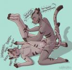 angry anthro balls blush butt daddy_kink dialogue digital_media_(artwork) domestic_cat duo english_text father_(lore) father_and_child_(lore) father_and_son_(lore) felid feline felis fur fur_markings genitals grey_body grey_fur hair hi_res humanoid_genitalia humanoid_penis incest_(lore) jinx_(solarlewds) male male/male mammal markings moan nude open_mouth parent_(lore) parent_and_child_(lore) parent_and_son_(lore) penis rough_sex scruffy sex simon_(solarlewds) simple_background solarlewds son_(lore) speech_bubble speed_lines stripes tail tail_curled talking_to_another talking_to_partner teeth text whiskers