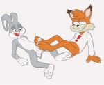 animated anthro balls bobcat bottomless bottomless_male bubsy bubsy_(series) buckteeth bugs_bunny catfistingparty_(artist) claws clothed clothing dipstick_ears duo erection exclamation_point feet felid feline fluffy_ears foot_fetish foot_play footjob foreskin fur genitals gloves gloves_only grey_body grey_fur grin half-closed_eyes handwear handwear_only lagomorph leporid looking_pleasured looney_tunes lying lynx male male/male mammal mostly_nude multicolored_body multicolored_ears multicolored_fur narrowed_eyes on_back open_mouth open_smile orange_body orange_fur penis rabbit reclining retracting_foreskin sex shirt shirt_only short_playtime sitting smile teeth toe_curl topwear topwear_only two-footed_footjob two_tone_body two_tone_fur warner_brothers whiskers white_body white_fur