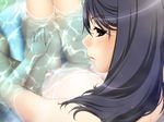  1boy 1girl blush breasts brother_and_sister censored game_cg incest ino nude pussy siblings sister sister_scheme_2 water yanagawa_misaki yanagawa_shiori 