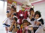  akihabara akihabara_(tokyo) asian cosplay iron_man lowres maid marvel photo 