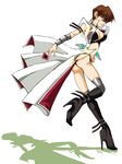  ass boots breasts cleavage genderswap high_heel_boots high_heels highres kaiba_seto see-through yu-gi-oh! yuu-gi-ou_duel_monsters 