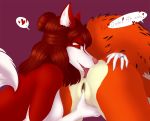  anal anus butt canid canine canis clitoris domestic_dog female female/female fingering fox fur girlfriends hair husky invalid_tag mammal oral orange_fur pussy red_hair rimming ruruscube sex tongue wifes 