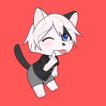 abi_carnoidon anthro chibi domestic_cat felid feline felis male mammal meko solo