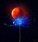  absurdres blue_flower flower flower_request glowing_flower highres mars_(planet) no_humans original scenery skyrick9413 space 