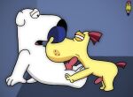 anthro aroused brian_griffin canid canine canis corneil corneil_and_bernie domestic_dog duo family_guy fellatio looking_pleasured male male/male mammal nude oral penile sex sherrymedia