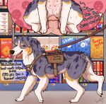  anthro anthro_on_feral anthro_penetrating anthro_penetrating_feral australian_shepherd being_watched bestiality blue_body blue_fur blush canid canine canis cheez-its cookie dialogue domestic_dog duo exhibitionism female feral feral_penetrated first_person_view flirting flirting_with_viewer food fur goldfish_crackers grocery_store harness herding_dog human human_on_feral human_penetrating human_penetrating_feral interspecies jif_peanut_butter leash looking_at_another male male/female mammal nipples oreo_cookie parooty pastoral_dog penetration pringles public service_dog_harness sex sheepdog side_view speech_bubble store talking_feral thinking thought_bubble tongue tongue_out vaginal 