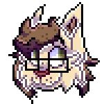 2017 alpha_channel ambiguous_form ambiguous_gender brown_hair brown_inner_ear_fluff brown_nose digital_media_(artwork) domestic_cat eyebrows eyewear felid feline felis fur glasses green_eyes hair headshot_portrait inner_ear_fluff jaspering low_res mammal pixel_(artwork) portrait rectangular_glasses shaded simple_background smile solo tan_body tan_fur tan_inner_ear thumbnail transparent_background tuft upscale wearing_glasses whisker_spots