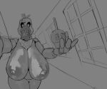 animatronic areola avian big_breasts bird breasts chicken female five_nights_at_freddy&#039;s five_nights_at_freddy&#039;s_4 galliform gallus_(genus) hi_res lukario_umbra machine nightmare_chica_(fnaf) phasianid robot scottgames solo