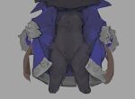 anthro biped black_body black_fur clothing duo front_view fur grey_background hi_res league_of_legends male ramssa riot_games simple_background tencent veigar yordle