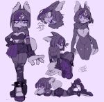  2022 angry anklet anthro boots bottomwear bra breasts clothed clothing countershade_breasts countershading ear_piercing fan_character featureless_breasts featureless_crotch female footwear goth hi_res jewelry lagomorph legband leporid mammal miistniight narrowed_eyes nude open_mouth piercing purple_eyes rabbit sega skirt solo sonic_the_hedgehog_(series) spiked_anklet spiked_legband spikes standing underwear 