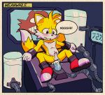  anal anal_penetration bdsm bodily_fluids bondage bound canid canine comic_panel cum cum_inflation cum_inside demon dr._eggman fox fucking_machine genital_fluids genitals hi_res inflation kinky_demon machine male male_penetrated mammal miles_prower penetration penis sega solo sonic_the_hedgehog_(comics) sonic_the_hedgehog_(series) young 