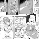  anthro bed beverage big_breasts black_and_white blush box_chan breasts clothed clothing comic curvy_figure dialogue duo english_text female floppy_ears frisk_(undertale) furniture genitals hi_res horn huge_breasts human inside long_ears lying male mammal masturbation mature_anthro mature_female monochrome nightgown nipples on_back on_bed open_mouth penile penile_masturbation penis pussy slightly_chubby text thick_thighs toriel translucent translucent_clothing undertale undertale_(series) voluptuous water wide_hips 