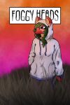  anthro breasts clothing colorful_theme cover cover_art cover_page digital_media_(artwork) english_text female fur grass green_hair hair hi_res holding_object hoodie hyena kawattame mammal plant poster simple_background sky solo spotted_hyena sunny_(kawattame) tall_grass text topwear 